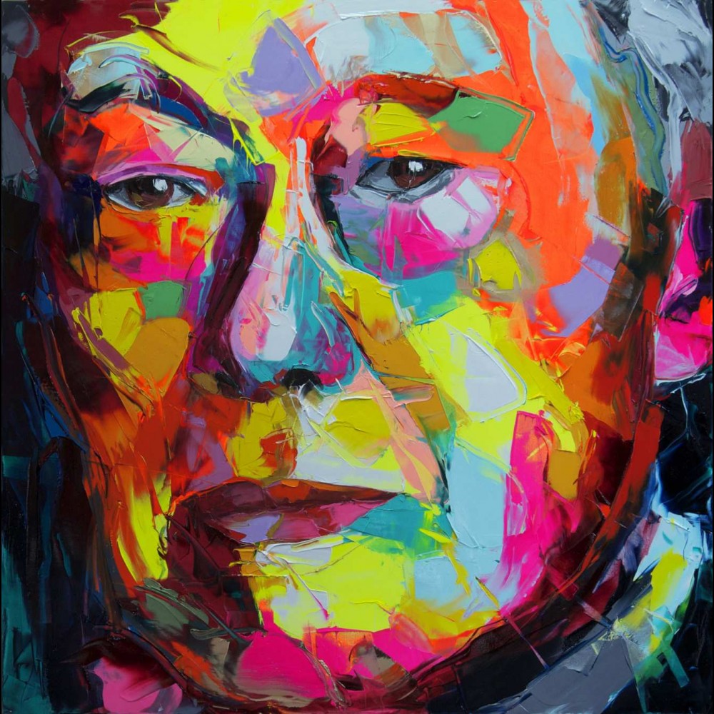 Francoise Nielly Portrait Palette Painting Expression Face215